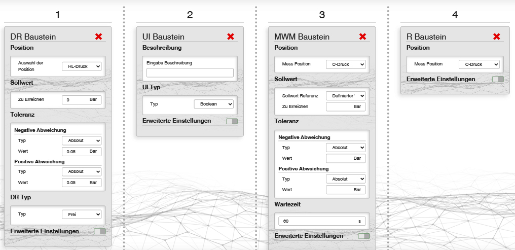 NETBEE cloud drag-and-drop test procedure generator